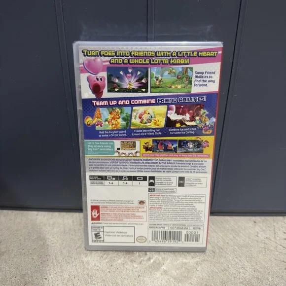 Kirby Star Allies Nintendo Switch Game E10+ Nintendo NTSC-U/C 2018 Co-Op Action - Picture 2 of 6